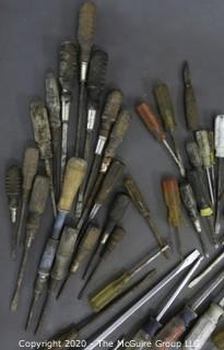 Large Assortment of Screwdrivers