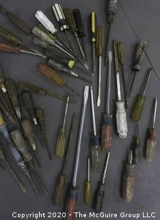 Large Assortment of Screwdrivers