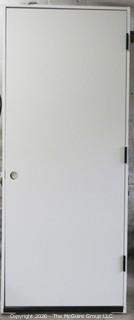 32 x 80" Left Hand Inswing Steel Door with Jamb; New