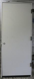 32 x 80" Left Hand Inswing Steel Door with Jamb; New