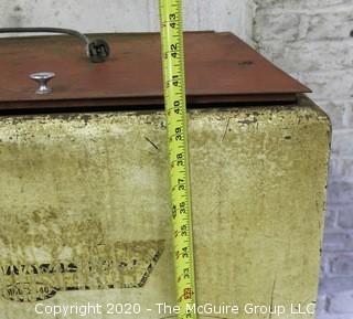 Collection including mechanics electric parts washer, safety rag waste can and metal step/stool