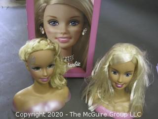 Group of Contemporary Toys.  Includes Barbies, Accessories, Etc