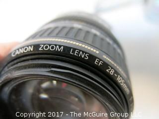 Canon zoom lens: 28-105mm