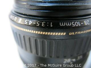 Canon zoom lens: 28-105mm