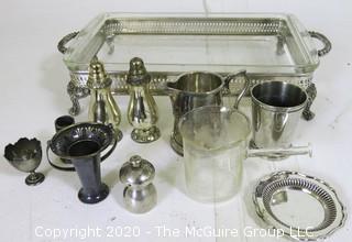 Collection of Silver Plate Serving and Decorative Items.