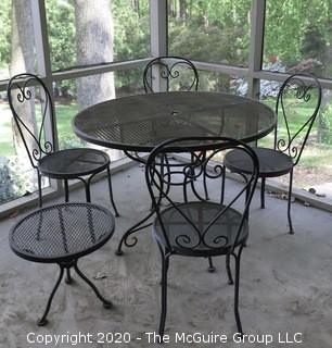 Patio Set and small side table