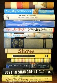 Shelf Lot of 13 Contemporary Hardback Books