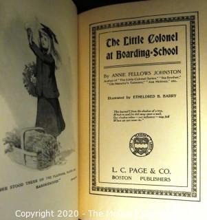 Set of 6 Hard Cover Books in The Little Colonel Series by Annie Fellows Johnston.  