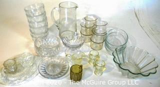 Collection of Assorted Glasswares