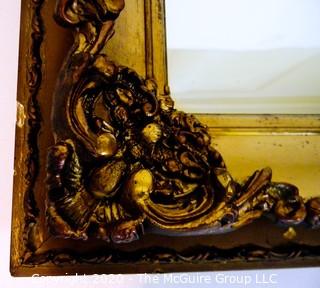 20 x 20" Acanthus Leaf Gilt Wall Mirror