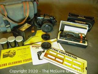 Cameras and Accessories; including Pentax Film Camera