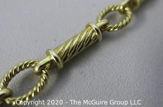 Gold Tone Necklace Made by Napier.