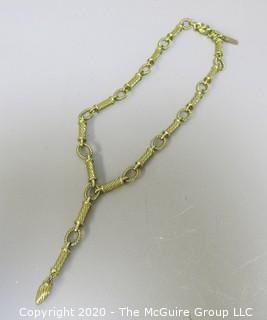 Gold Tone Necklace Made by Napier.