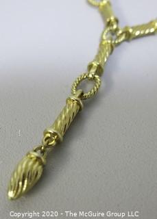 Gold Tone Necklace Made by Napier.