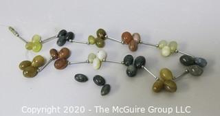 Multi Color Hard Stone Bead Necklace