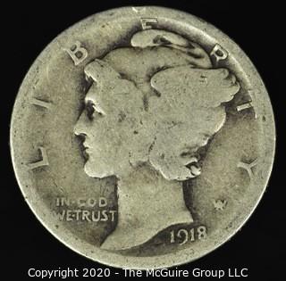 1918 Mercury Dime