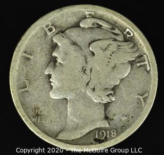 1918-D Mercury Dime