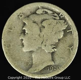 1920-S Mercury Dime