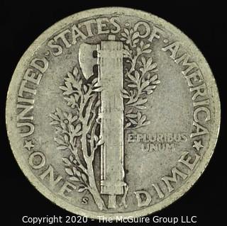 1925-S Mercury Dime