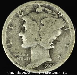 1927 Mercury Dime