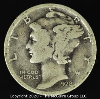 1928 Mercury Dime