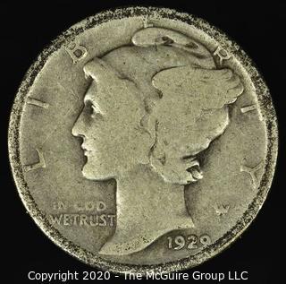 1929 Mercury Dime