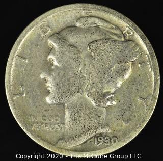 1930 Mercury Dime