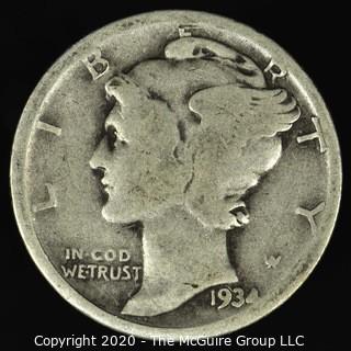 1934-D Mercury Dime