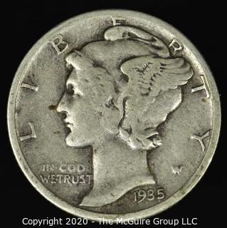 1935-S Mercury Dime