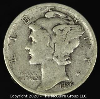 1936-D Mercury Dime