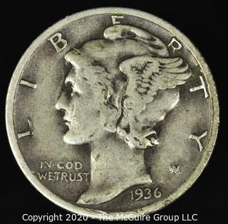 1936-S Mercury Dime