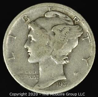 1937-D Mercury Dime