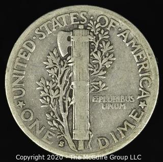 1937-S Mercury Dime