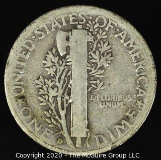 1938-D Mercury Dime