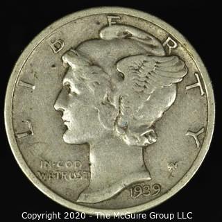 1939-D Mercury Dime