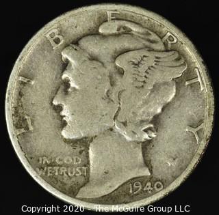 1940 Mercury Dime