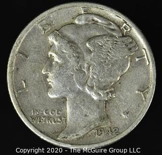 1942 Mercury Dime