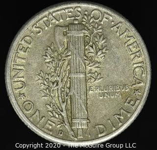 1942-D Mercury Dime