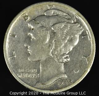 1942-S Mercury Dime