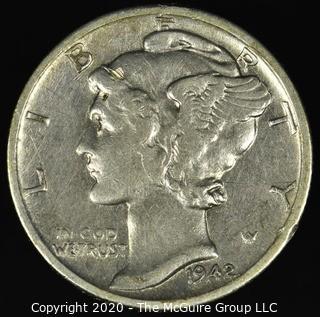 1942-S Mercury Dime