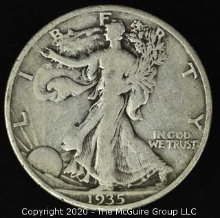 1935 Walking Liberty Half Dollar 