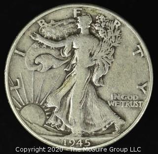 1945 Walking Liberty Half Dollar 