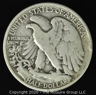 1937 Walking Liberty Half Dollar 