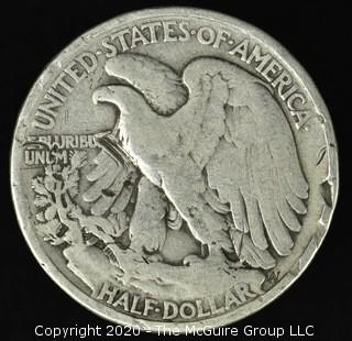 1937 Walking Liberty Half Dollar 