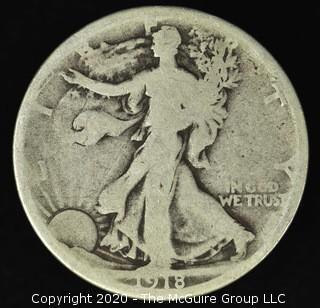 1918 Walking Liberty Half Dollar 