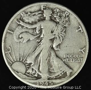 1945 Walking Liberty Half Dollar 