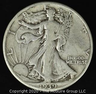 1939 Walking Liberty Half Dollar 