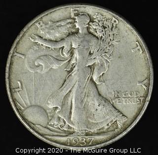 1937 Walking Liberty Half Dollar 