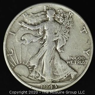 1943 Walking Liberty Half Dollar 