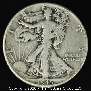 1945 Walking Liberty Half Dollar 